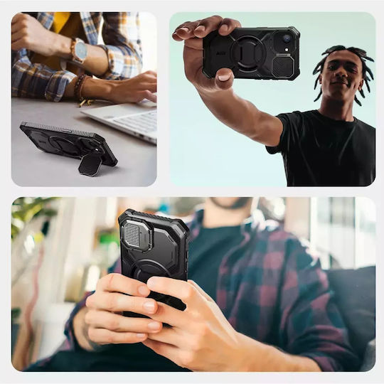 Supcase Iblsn Armorbox Mag Back Cover Σιλικόνης Μαύρο (Apple iPhone 16e)