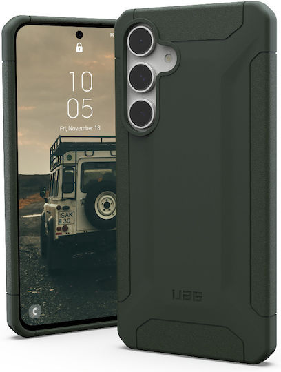 UAG Scout Umschlag Rückseite Kunststoff / Silikon mit Band Grün (Galaxy S24 FE)