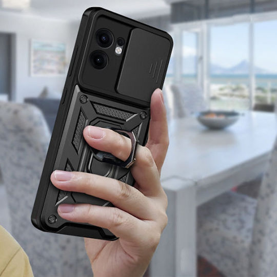 Techsuit Camshield Back Cover Σιλικόνης Μαύρο (Oppo Reno13 F 4G, Oppo Reno13 F 5G)