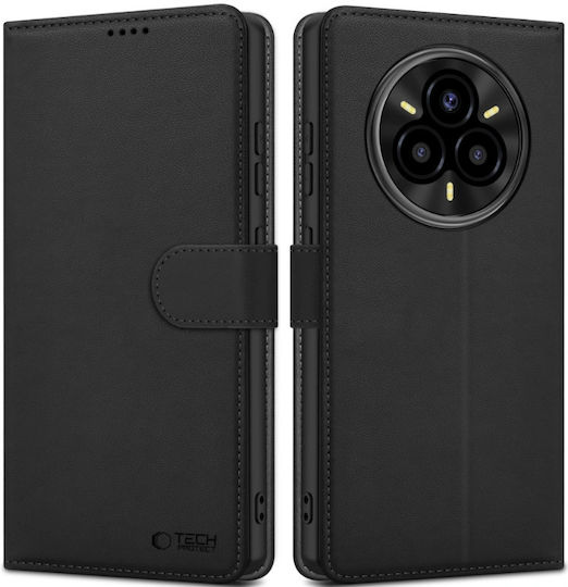 Tech-Protect MATTE Портмоне Изкуствена кожа Черен (Realme 14 Pro)