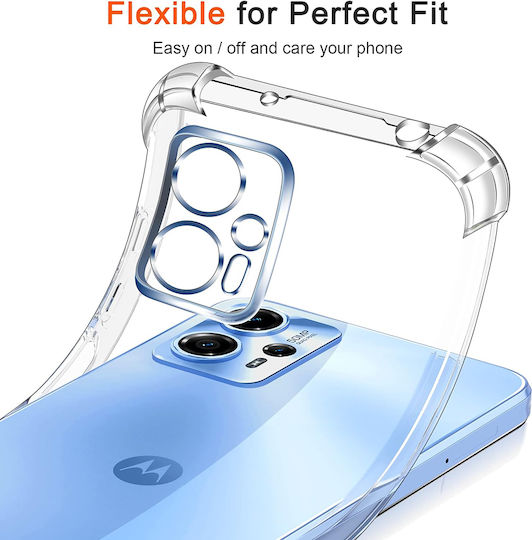 Techsuit Shockproof Clear Back Cover Σιλικόνης Διάφανο (Moto G62 5G)