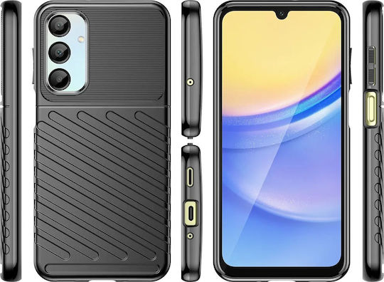 Hurtel Back Cover Σιλικόνης Μαύρο (Galaxy A16)