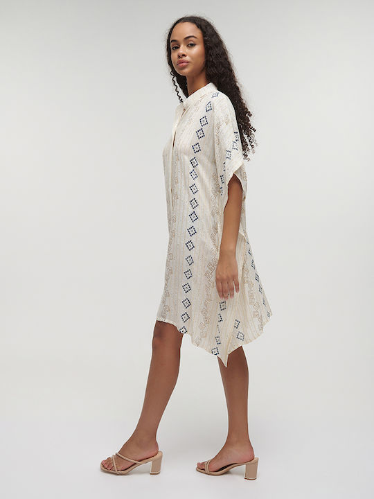 Ble Resort Collection Καφτάνι Παραλίας Πολύχρωμο Ble Resort Collection Καφτάνι Παραλίας Πολύχρωμο