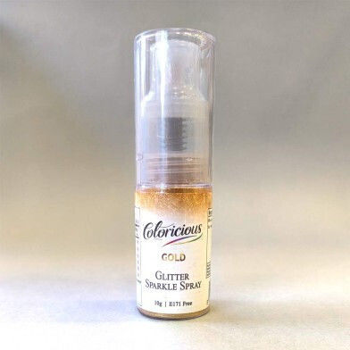 Food Colouring Powder Glitter Gold Spray 10gr