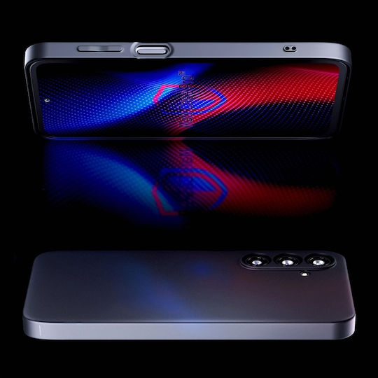 3MK Matt Back Cover Silicone / Tempered Glass 1.8mm Black (SAMSUNG GALAXY M35 5G, 3MK)