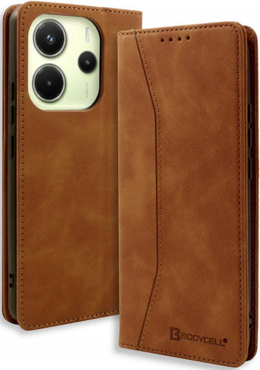 Bodycell Book Piele artificială / Piele Maro (Xiaomi Note 14 4G)