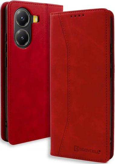 Bodycell Buchen Sie Synthetisches Leder / Leder Rot (Poco X7 Pro)