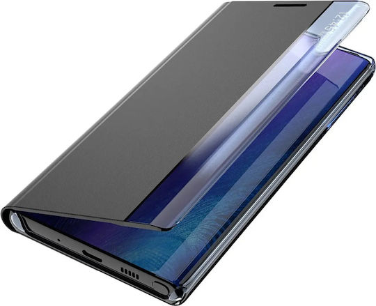 Hurtel Sleep Back Cover Tempered Glass Μαύρο (Galaxy S25+)