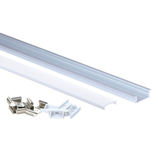 Eurospot Aluminum Profile for LED Strip with Opal Cover 200x3x0.9cm