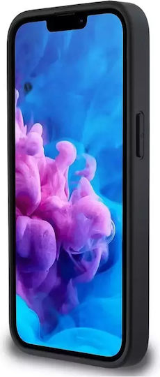 Karl Lagerfeld Glitter Karl&Choupette Umschlag Rückseite Metallisch Schwarz iPhone 17e / 16e