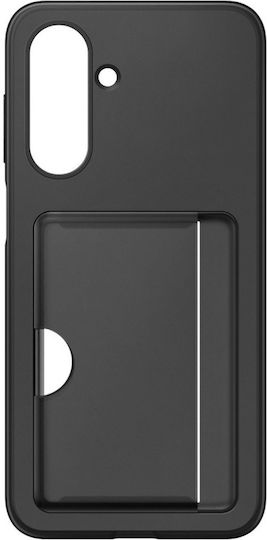 Samsung Back Cover Silicone with Card Slot Black (Galaxy A26)