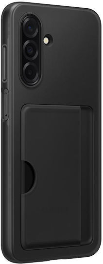 Samsung Back Cover Silicone with Card Slot Black (Galaxy A26)
