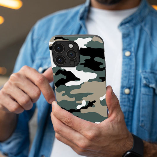 Sonique Camouflage Army Serie Hülle für Google Pixel 8a 5G Khaki