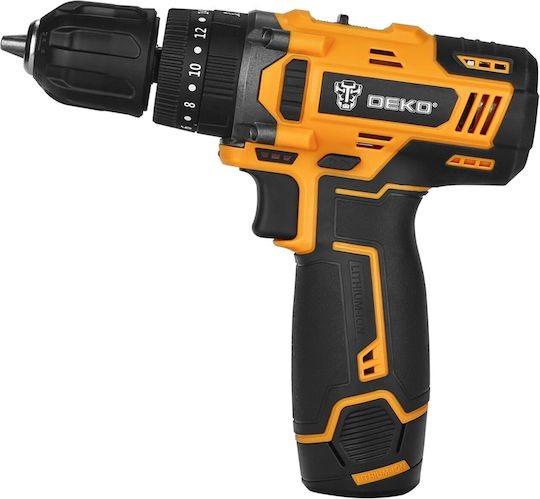 Deko Șurubelniță Cu Percuție Mașină De Găurit Cu Baterie 12V 1x1.5Ah