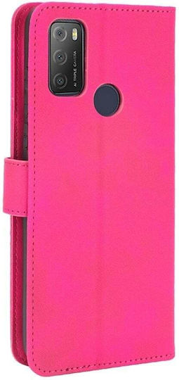 Solid Color Skin Feel Book Πλαστικό Φούξια (Alcatel 1S 2021)