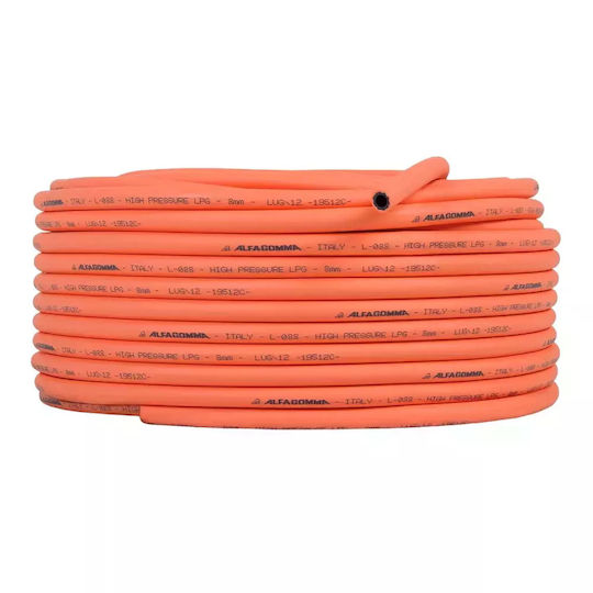 Gas Hose 8mm/50m Orange