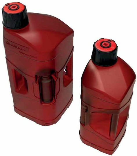 Polisport Utility Can Pro Octane Fuel Can Double Plastic With Extension Tube 10lt Red