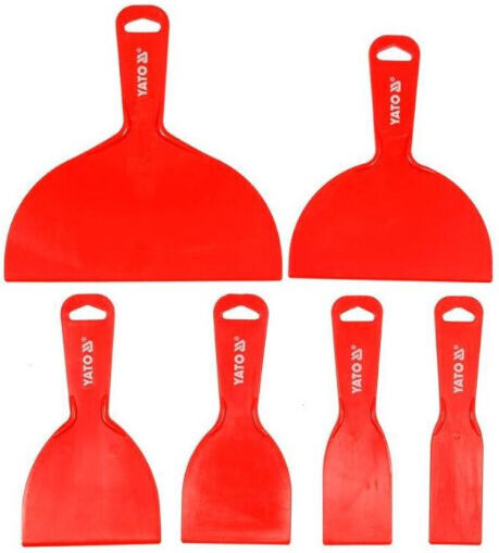 Yato Schaber Kunststoffspachtel Set 6tlg