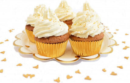 Scrap Cooking Caramel Papers for Cupcakes Paper 7.5x7.5cm BG-59-1076 48 Pieces