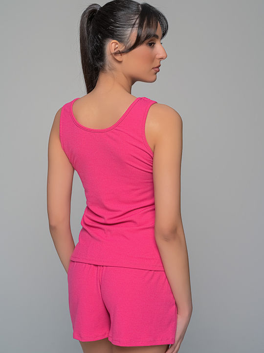 Milena by Paris Summer Women's Pyjama Set Fuchsia