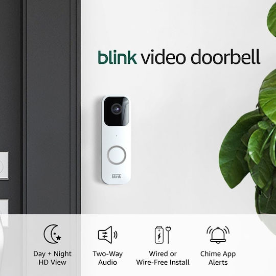 Blink Clopoțel De Ușă Alb