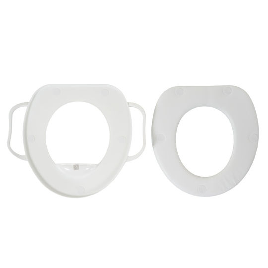 Moni Toddler Toilet Seat Wiggle with Handles and Blue Cushion