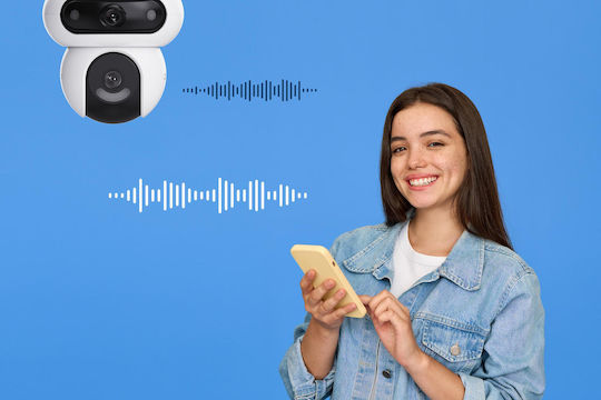 Ezviz HB90 IP Surveillance Camera Wi-Fi Full HD+ 4MP Waterproof Battery Powered with Two-Way Communication and Lens 2.8mm