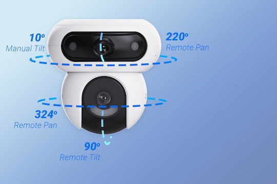 Ezviz HB90 IP Surveillance Camera Wi-Fi Full HD+ 4MP Waterproof Battery Powered with Two-Way Communication and Lens 2.8mm