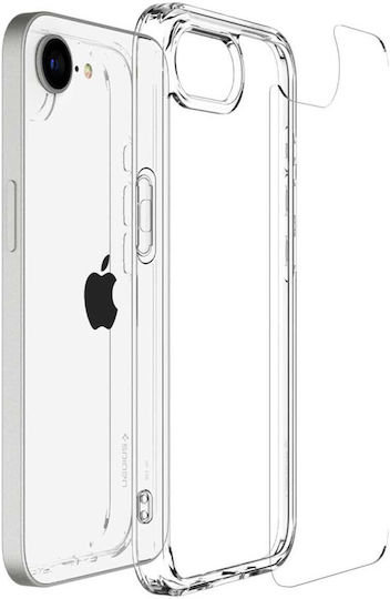 Spigen Ultra Hybrid Rückseite Umschlag Silikon / Kunststoff 1,2 mm Transparent (iPhone 17e / 16e)