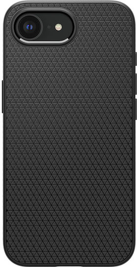 Spigen Liquid Air Заден Калъф Закалено Стъкло Черен (iPhone 17e / 16e)