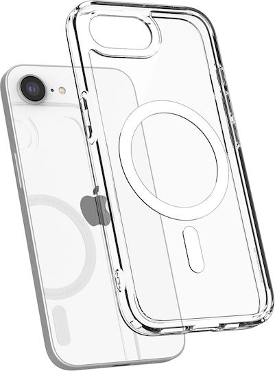 Spigen Ultra Hybrid MagFit Rückseite Silikon / Kunststoff 1,2 mm Transparent (iPhone 17e / 16e)