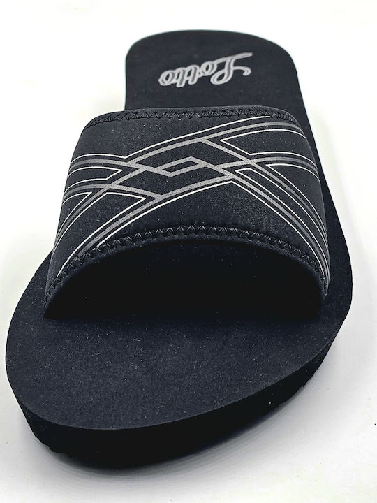 Women's Flip Flops in Black Color