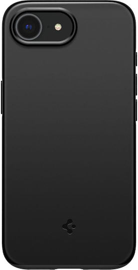 Spigen Thin Fit Magsafe Заден Калъф Пластмаса 1.55mm Черен (iPhone 17e / 16e)