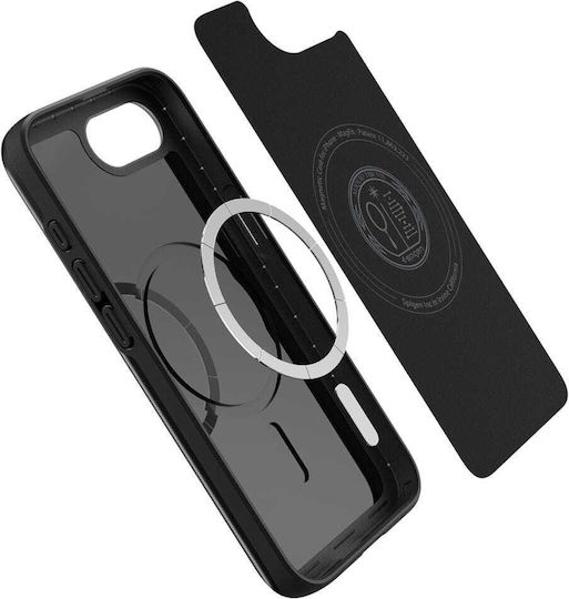 Spigen Thin Fit Magsafe Заден Калъф Пластмаса 1.55mm Черен (iPhone 17e / 16e)
