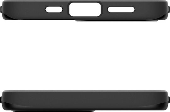 Spigen Thin Fit Magsafe Заден Калъф Пластмаса 1.55mm Черен (iPhone 17e / 16e)