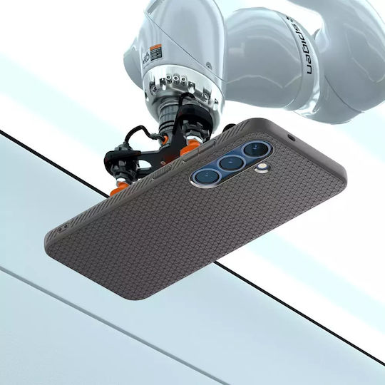 Spigen Liquid Air Umschlag Rückseite Silikon 0.3mm Gray (Galaxy S25)