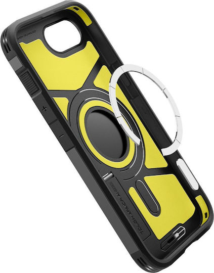 Spigen Tough Armor AI (MagFit) Back Cover Σιλικόνης / Πλαστικό 2mm Μαύρο (iPhone 17e / 16e)