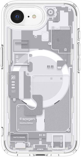 Spigen Ultra Hybrid Zero One (MagFit) Back Cover Plastic / Silicone 1.2mm White (iPhone 17e / 16e)