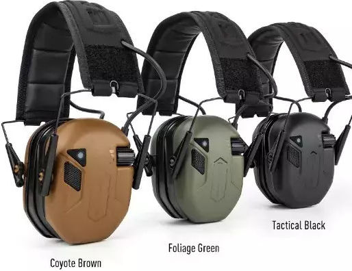 Opsmen M300A-FG Electronic Earmuffs with Band