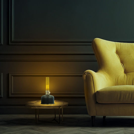 Lampă Retro Petrolieră cu LED Neagră Flr-25 Forever Light