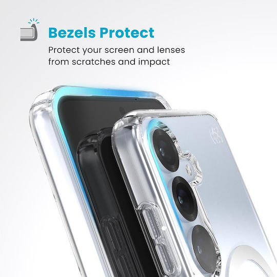 Speck Presidio Perfect-clear Задна корица Пластмаса Прозрачен (Galaxy S25+)