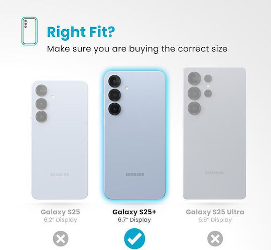 Speck Presidio Perfect-clear Задна корица Пластмаса Прозрачен (Galaxy S25+)