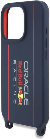 Red Bull Back Cover Silicon cu Curea Albastru marin (iPhone 16 Pro Max)