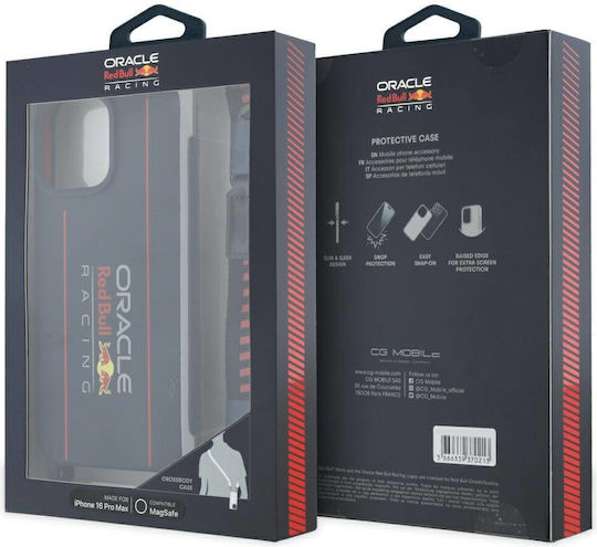 Red Bull Back Cover Silicon cu Curea Albastru marin (iPhone 16 Pro Max)
