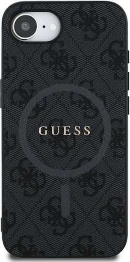 Guess Guess Handyhülle aus Synthetischem Leder Schwarz für iPhone 17e / 16e