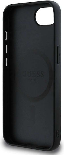 Guess Guess Handyhülle aus Synthetischem Leder Schwarz für iPhone 17e / 16e