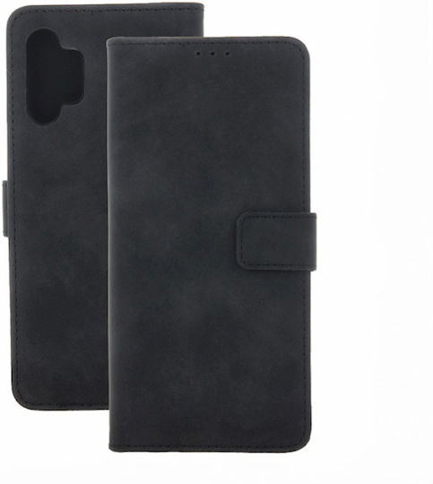 Senso Velvet Книга Изкуствена кожа Черен (Galaxy S21 FE 5G)