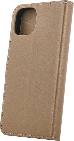 TelForceOne Back Cover Leather / Silicone Gold (Galaxy A15)