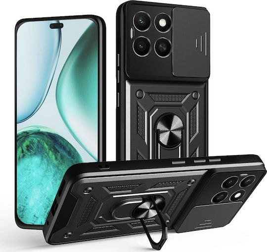 Techsuit Camshield Series Back Cover Σιλικόνης Μαύρο (Honor X6a)