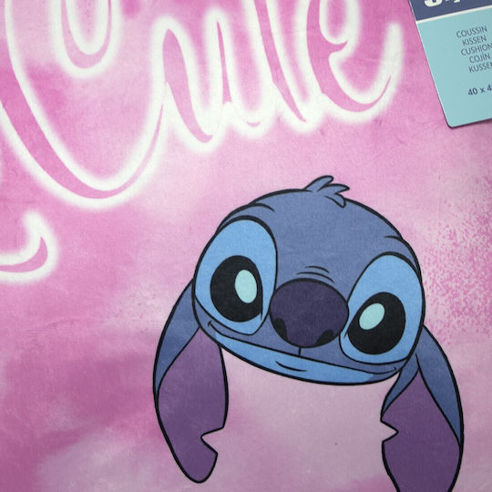 Disney Lilo & Stitch Dekokissen 40x40cm Aym-099stitch-cs Rosa